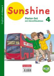 Sunshine - Zu allen Ausgaben (Neubearbeitung) - 4. Schuljahr Poster-Set mit Bookii-Funktion und Beilage - 3 verschiedene