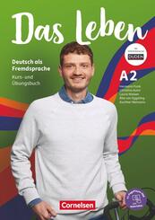 Das Leben - Deutsch als Fremdsprache - Allgemeine Ausgabe - A2: Gesamtband Kurs- und &Uuml;bungsbuch - Mit PagePlayer-App inkl. Audios, Videos, Texten und &Uuml;bungen