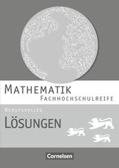Mathematik - Fachhochschulreife - Berufskolleg Baden-W&uuml;rttemberg 2016