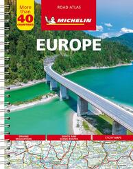 Michelin Stra&szlig;enatlas Europa mit Spiralbindung. Michelin Atlas routier Europe