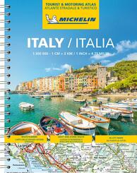 Michelin Stra&szlig;enatlas Italien mit Spiralbindung