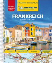Michelin Stra&szlig;enatlas Frankreich mit Spiralbindung