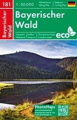 Bayerischer Wald, Wander - Radkarte 1 : 50 000