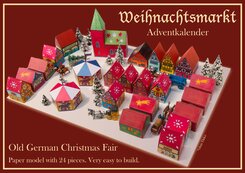 Weihnachtsmarkt - Papiermodell