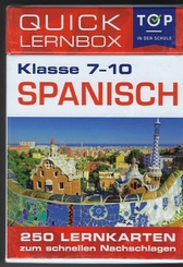 Spanisch 7-10 Klasse - Quick Lernbox