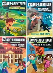 Escape Abenteuer - Rätelbücher Paket  für Kinder (4 Bücher)