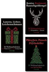 3x 24 Weihnachtskrimis - Krimi-Paket (3 Bücher)