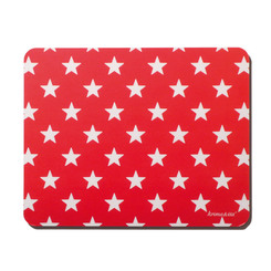 krima & isa Mousepad Sterne Rot