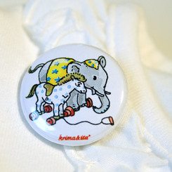 krima & isa Button Elefant/Pferd-Paket (20 St&uuml;ck)