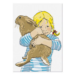 krima & isa Postkarte - Hasenliebe (10 St&uuml;ck)