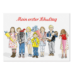 krima & isa Postkarte Schulanfang