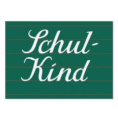 krima & isa Postkarte Schulkind