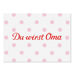 krima & isa Postkarte Du wirst Oma