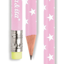 krima & isa Bleistift - Sterne Rosa