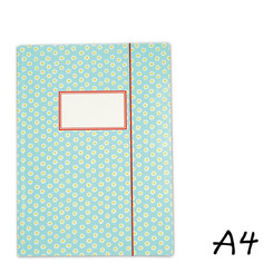 Sparpaket: krima & isa Sammelmappe DIN A4 - Tupfer T&uuml;rkis (5 St&uuml;ck)