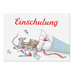 krima & isa Postkarte Schultüte