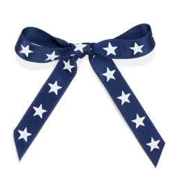 krima & isa Schleife Sterne Dunkelblau