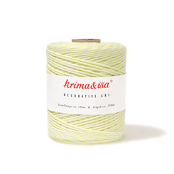 krima & isa Garnrolle Neon Gelb