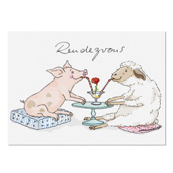 krima & isa Postkarte Rendezvous