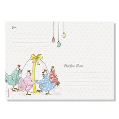 krima & isa Paketaufkleber H&uuml;hner