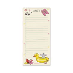 krima & isa Notizblock Packliste