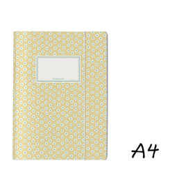 Sparpaket: krima & isa Sammelmappe DIN A4 - Tupfer Senf (5 St&uuml;ck)