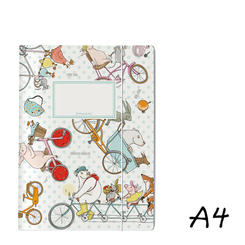 krima & isa Sammelmappe A4 Fahrräder