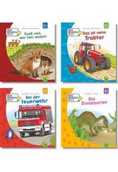 Kinderbuch-Paket ab 2 Jahren - Erklär mir die Welt: Dinosaurier, Feuerwehr, Traktor, Tiere(4 Bücher)