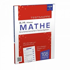 Testmappe Mathe Grundrechenarten/ Textaufgaben (3./4. Klasse)