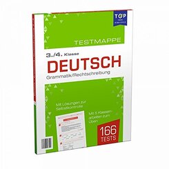 Testmappe Deutsch Grammatik/ Rechtschreibung (3./4. Klasse)