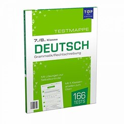 Testmappe Deutsch Grammatik/ Rechtschreibung (7./8. Klasse)