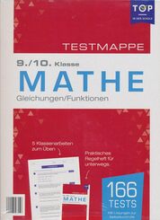 Testmappe Mathe Gleichungen/ Funktionen (9./10. Klasse)