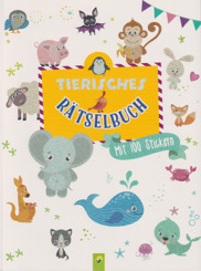 Tierisches R&auml;tselbuch Mit 100 Stickern