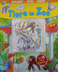 Magnet-Spiel-Buch - Tiere im Zoo (Mit 16 tollen Magneten)