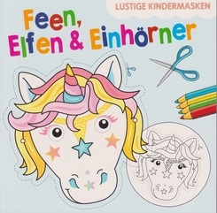 Malbuch - Feen, Elfen & Einhörner