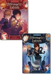 Mitternachtskatzen - Fantasy-Paket f&uuml;r Kinder ab 9 Jahren (Band 1 & 2)