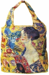 bag in bag Einkaufstasche - Gustav Klimt - Frau mit Fächer