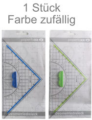 Geodreieck/ Geometriedreieck mit Griff (Großes 22cm - 1 Stück, Farbe zufällig)