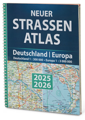 Neuer Stra&szlig;enatlas 2025 / 2026 - Deutschland & Europa