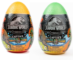 Jurassic World Captivz - 2er Pack Eier Dinosaurier im Schleim