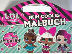 Malbuch mit Tragegriff und Stickern - L.O.L. Mein cooles Malbuch