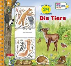 Magnetbuch Die Tiere - mit 24 Magneten Wir wissen was
