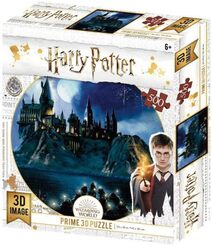 Harry Potter - Hogwarts bei Nacht 3D Puzzle (500 Puzzleteile)