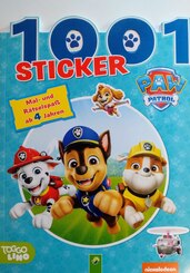 1001 Sticker - Mal- und R&auml;tselspass ab 4 Jahren - Paw Patrol