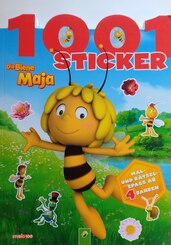 1001 Sticker - Mal- und R&auml;tselspass ab 4 Jahren - Die Biene Maja