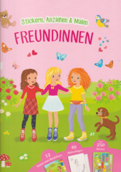 Sticker, Anziehen & Malen - Freundinnen