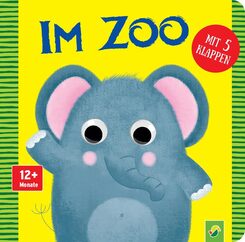 Kulleraugenbuch Im Zoo: Mit 5 Klappen ab 12 Monaten