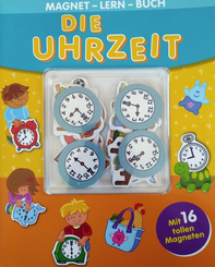 Magnet-Spiel-Buch - Die Uhrzeit (Mit 16 tollen Magneten)