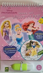 Malen mit Wasserzauber - Disney Prinzessin - Malbuch mit Wassertankstift f&uuml;r Kinder ab 3 Jahren