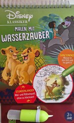 Malen mit Wasserzauber - Disney Klassiker - Malbuch mit Wassertankstift f&uuml;r Kinder ab 3 Jahren